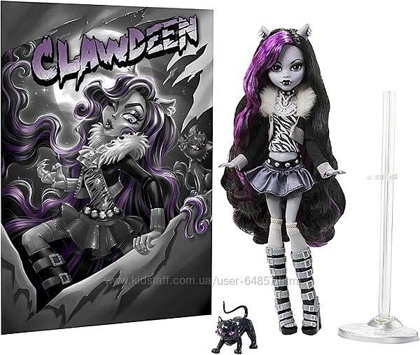 Кукла Монстер Хай Клодин Вульф Monster High Reel Drama Clawdeen Wolf HKN28