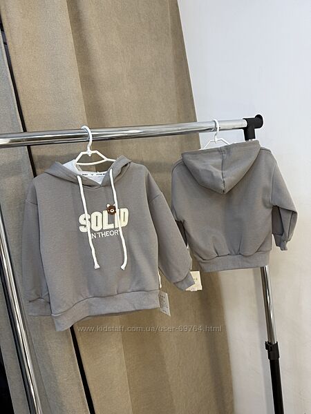 Худі з капюшоном унісекс з ведмедиком, р.86-110 