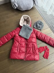 Зимова куртка Бенеттон на дівчинку 