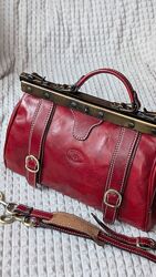 Сумка саквояж Шкіряна сумка-аквояж Tuscany Leather Michelangelo TL10038 