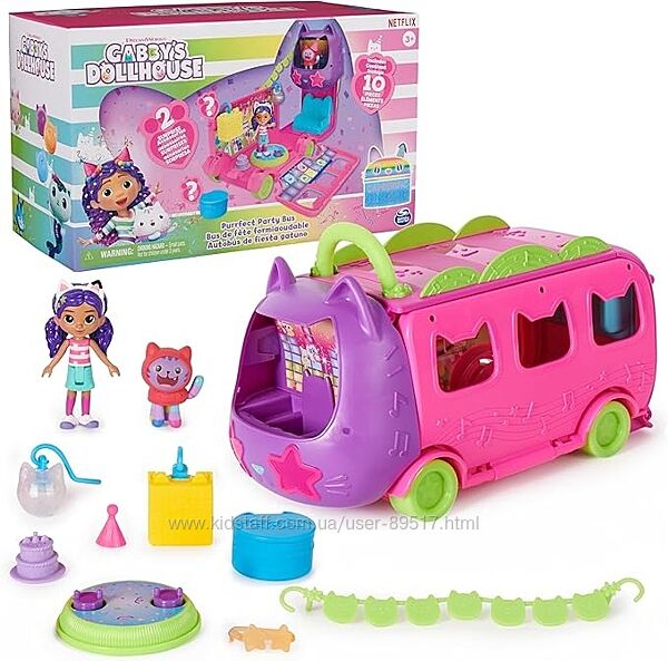 Ігровий набір Spin Master Gabby´s Dollhouse Sprinkle Party Bus 6070099