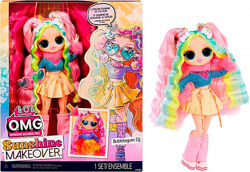 LOL Surprise OMG Sunshine Makeover BUBBLEGUM DJ ЛОЛ ОМГ DJ Баблгам 589426