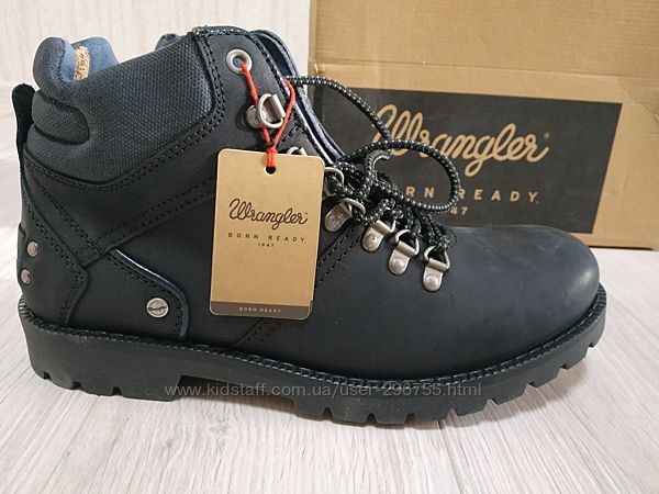  Wrangler оригинал Добротные утепленные кожаные мужские ботинки Португалия