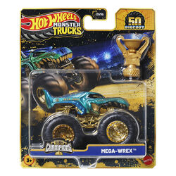 Hot Wheels Monster Trucks Mega Wrex Внедорожник джип 164 Scale JDV96 Troph