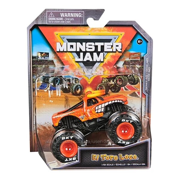 Monster Jam Truck El Toro Loco 164 Внедорожник джип Spin Master series 40