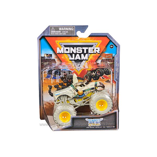 Monster Jam Tempest Steed машинка внедорожник джип 164 Monster Trucks Spin