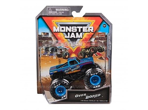 Monster Jam Truck Over Bored 164 Внедорожник джип Spin Master Series 37
