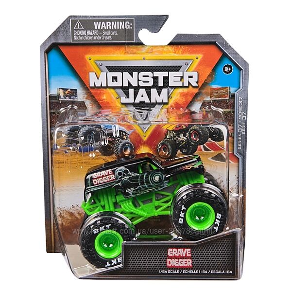 Monster Jam Truck Grave Digger 164 Внедорожник джип Spin Master Series 37