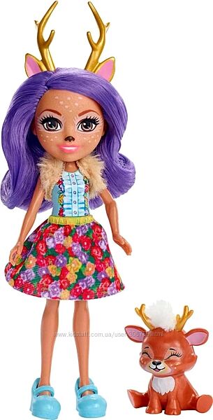 Enchantimals Danessa Deer Олень Данесса Дир и Спринт Данэсса Оленни FXM75
