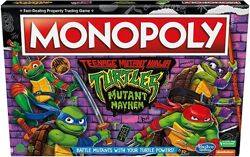 Monopoly Монополия Черепашки-ниндзя Teenage Mutant Ninjas Mayhem Edition F8