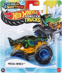 Hot Wheels Monster Trucks Colour Shifters Mega-Wrex Мега Рекс врекс меняет 