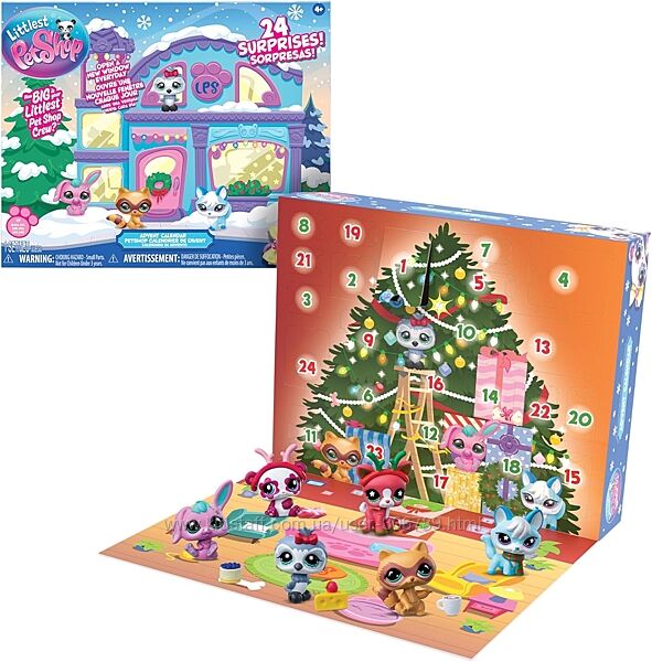 Littlest Pet Shop адвент календарь Advent Calendar BANDAI