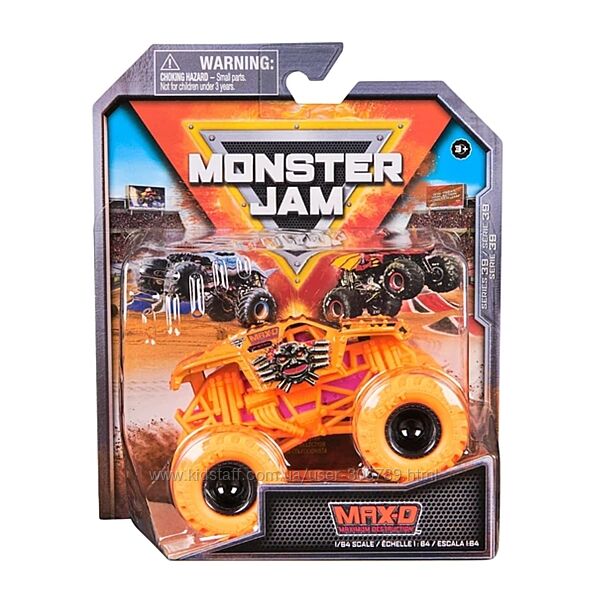 Monster Jam Truck Max-D Макс-Д Diecast 164 Scale Vehicles series 39 Spin M