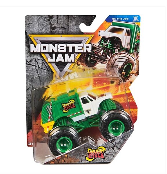 Monster Jam Truck Crush Cycle Diecast 164 Scale Vehicles Series 42 on the