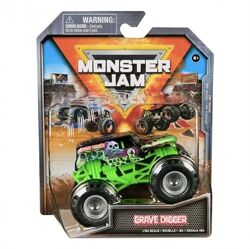 Monster Jam Grave Digger машинка внедорожник джип 164 Monster Trucks Spin 