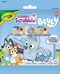 Crayola Bluey Scribble Scrubbies Набор для рисования Блуи в ассортименте
