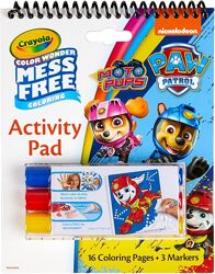 Crayola Paw Patrol щенячий патруль Color Wonder Activity Pad Mess Free Набо