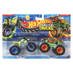 Hot Wheels Monster jam trucks Набор внедорожников 164 Tri-to-crush-me vs P