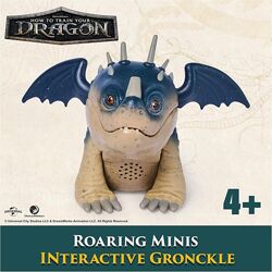Roaring Minis Gronckle Громила Гронкл How to Train Your Dragon Интерактивна