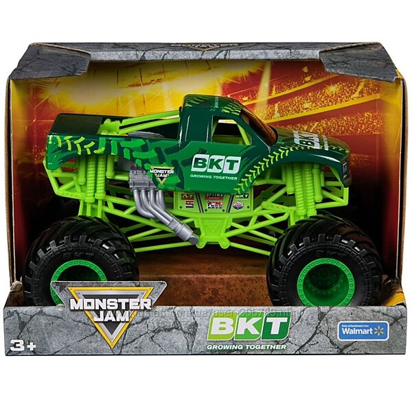 Monster Jam BKT большая машинка внедорожник джип 124 Monster Trucks Spin M