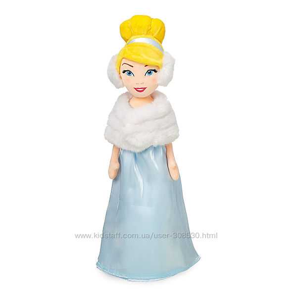 Мягкая кукла Золушка Дисней Cinderella Plush Doll Disney