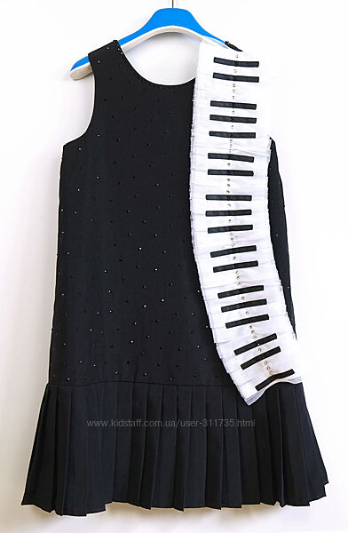Сукня чорна концертна для дівчинки