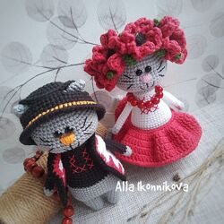 Іграшка ручної роботи Котик 