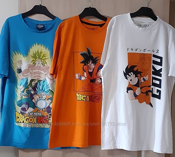 Футболки Dragon Ball Primark для підлітка 15/17 років