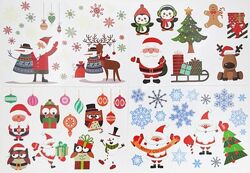 Новорічні наклейки на вікна melinera, німеччина