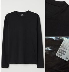 Чоловічий лонгслів H&M slim fit