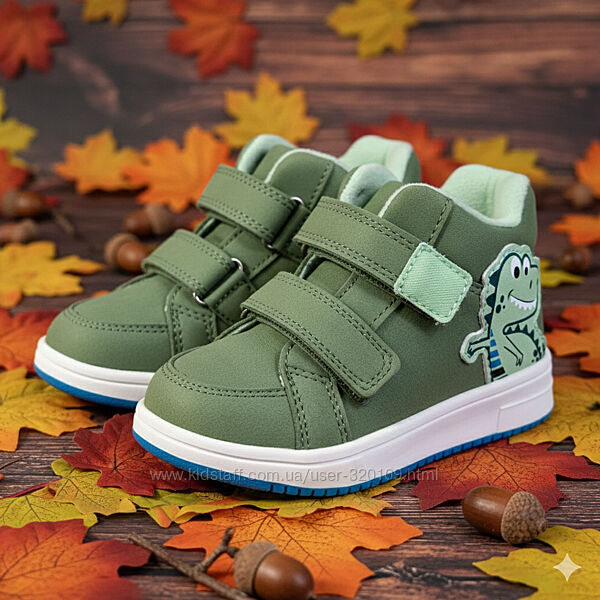 Демі черевики утеплені флісом для хлопчика lily&dan