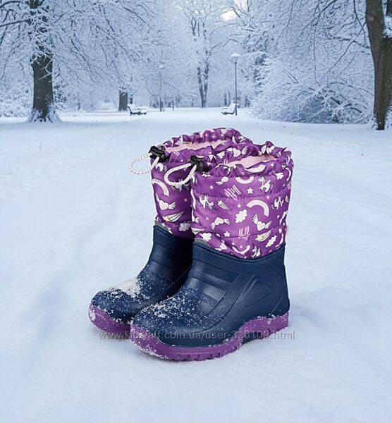 Чоботи зимові дитячі lily&dan, сноубутси