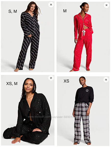 Victoria&acutes Secret Flannel Pajama Set піжама фланель