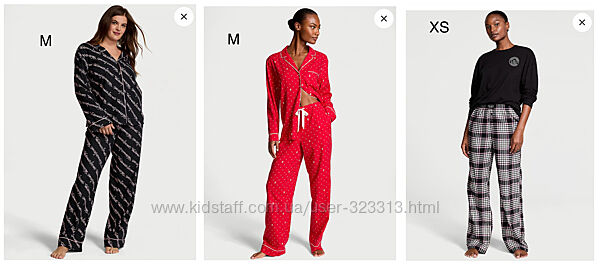 Victoria&acutes Secret Flannel Pajama Set піжама фланель
