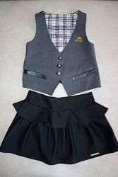 Школьный комплект  жилетка и юбка  Baby Angel на рост 115-125