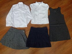 Школьная форма для девочки блуза сарафан юбка Next Mark Spenser George