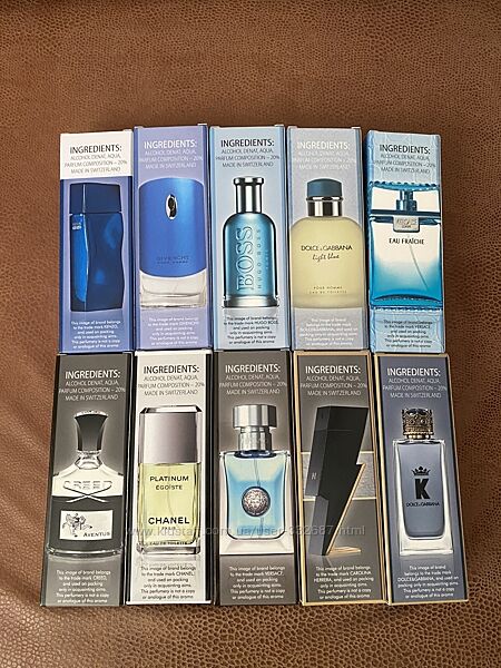 Новые популярные тестеры парфюмы, Щвейцария