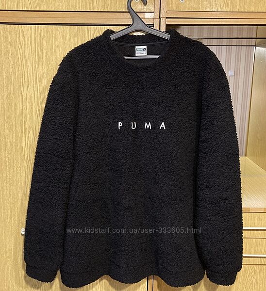 Флисовый меховой свитшот, шерпа Puma. Оригинал.