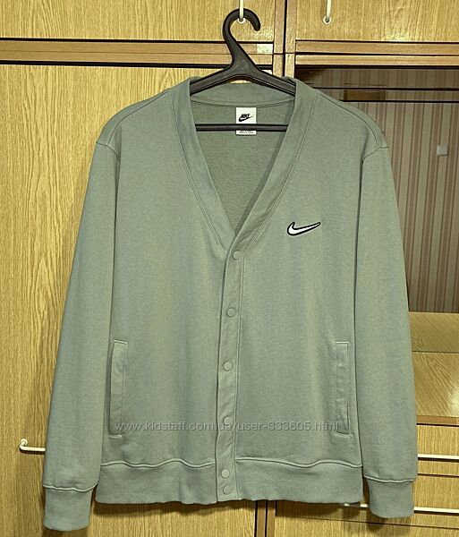 Кардиган, джемпер Nike Sportswear Trend Green. Оригинал.