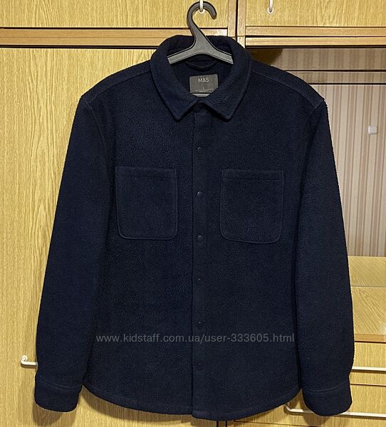 Куртка-рубашка флисовая, овершот Marks&Spencer Polar Fleece Overshirt.