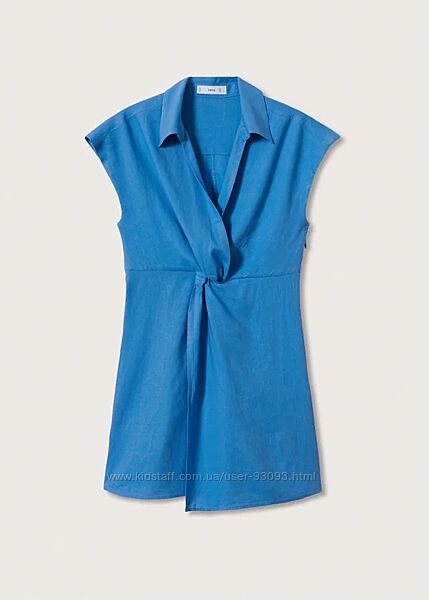 Платье Mango из льна. Размер S-M