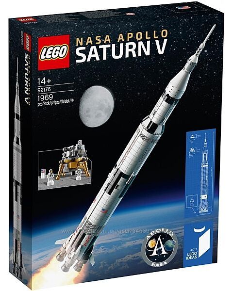 Lego Ideas NASA Аполло Сатурн 5 92176