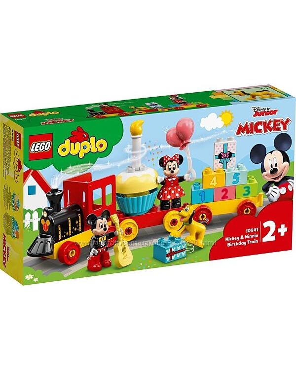 Lego Duplo Праздничный поезд Микки и Минни 10941