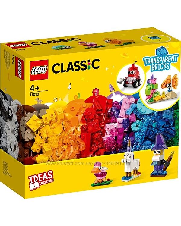 Lego Classic Прозрачные кубики 11013