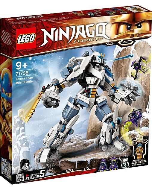 Lego Ninjago Битва с роботом Зейна 71738