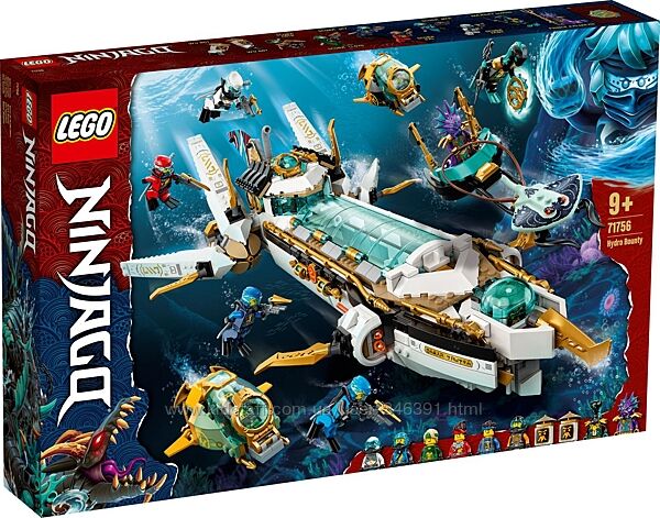 Lego Ninjago Подводный Дар Судьбы 71756