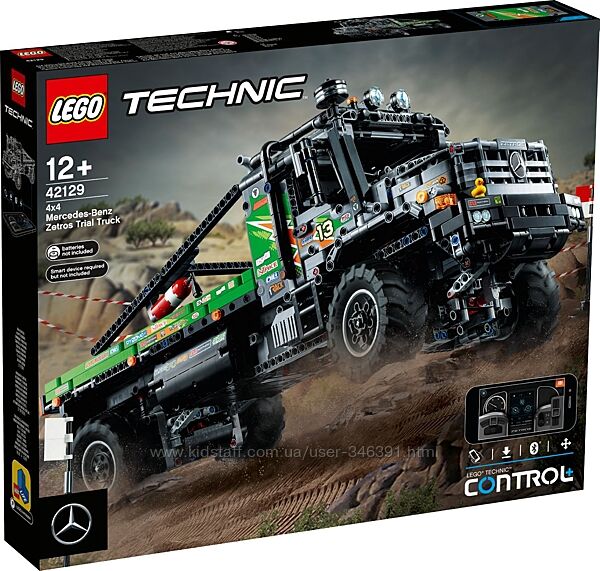 Lego Technic Полноприводный грузовик-внедорожник Mercedes-Benz Zetros 42129