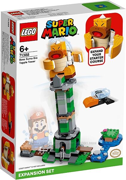 Lego Super Mario  Падающая башня босса братца-сумо 71388