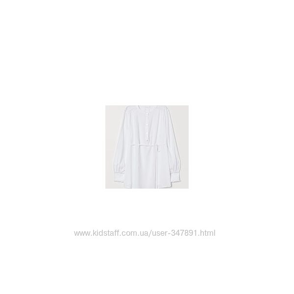 Блузка белая с поясом H&M