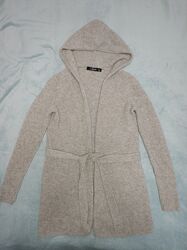 Кардиган с капюшоном Hallhuber XS шерсть кашемир S 